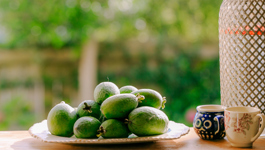 Heather's Feijoa and Ginger Jam