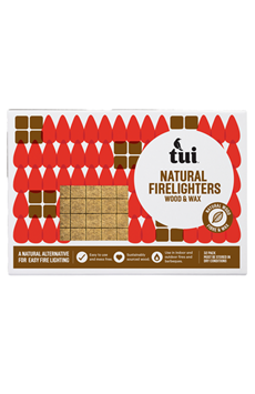 Tui Natural Firelighters - Wood & Wax