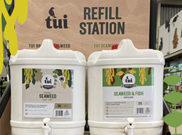 WE’RE TRIALLING A SEAWEED REFILL STATION