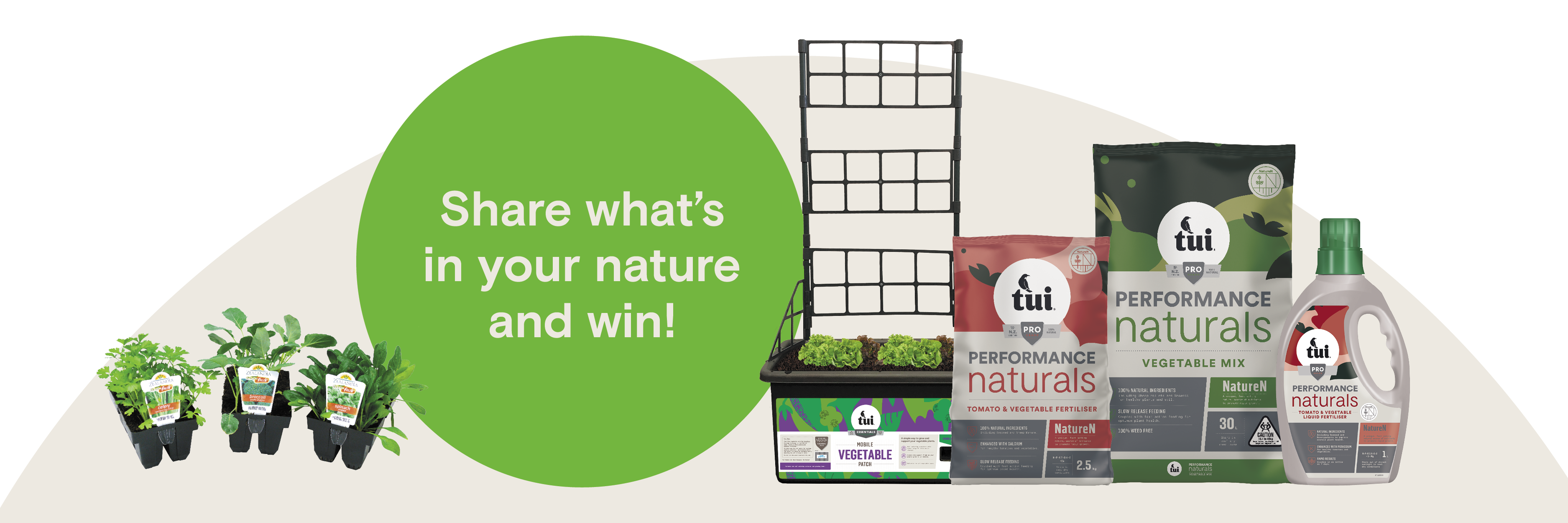 Inspire and help one another to garden success! Share what's in your nature with #myprideofplace to win this awesome garden pack.