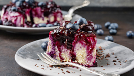 Blueberry Vanilla Cheesecake