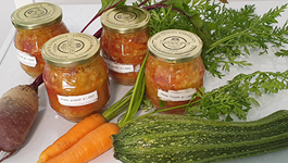 Sheryl's Courgette & Carrot Piccalilli