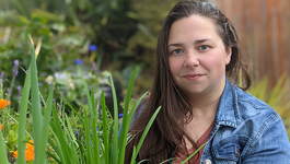 Amanda's backyard container garden