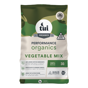 Tui Performance Organics Vegetable Mix - BioGro Certified