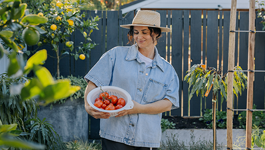 Creative growing in Jenna's compact garden