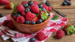 Fruit Salad with Mint Syrup