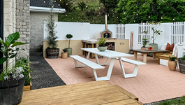 Alice & Caleb's courtyard makeover with Tui