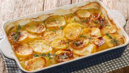 Potato Gratin with Gruyere and Garlic
