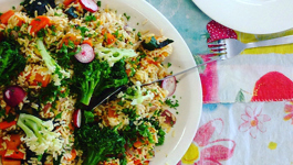 Te Huruhi School's Brown Rice Salad