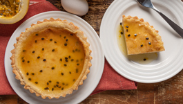 Janene's Passionfruit Coconut Tart