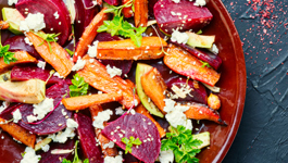 Roast Beetroot and Carrot Salad