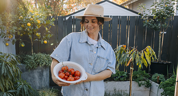 Tui Creative growing in Jenna's compact garden